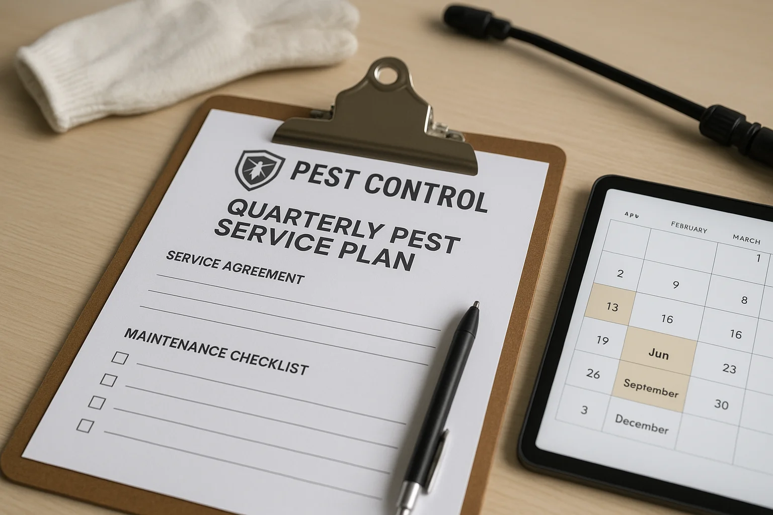 Quarterly Plan pest control in Iowa