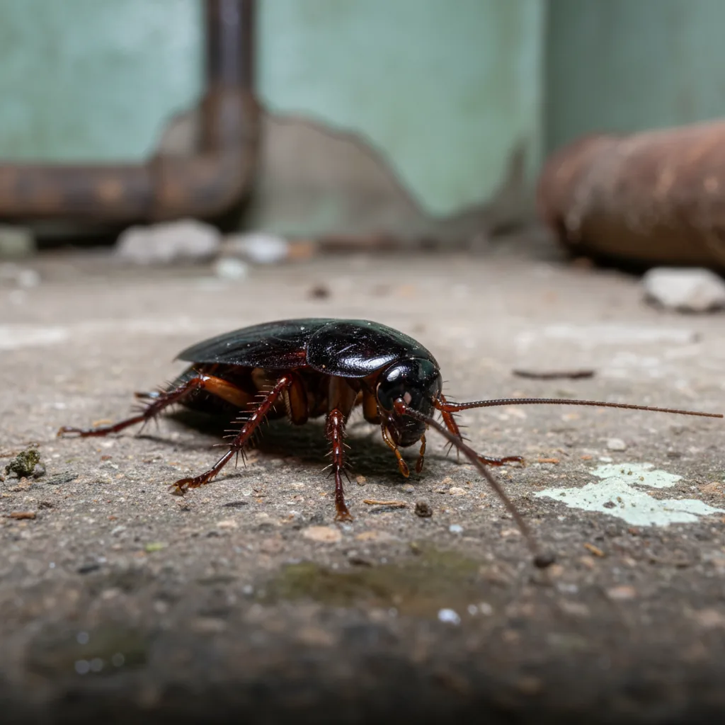 Oriental Cockroach (Blatta orientalis) β Iowa pest