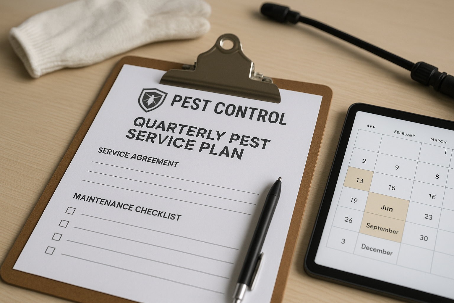 Quarterly pest control